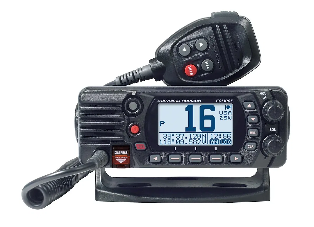 GX1410B – STANDARD VHF Radio, Fixed Mount United States/ Canadian/ International Channels 25 Watt NOAA Weather Channe...